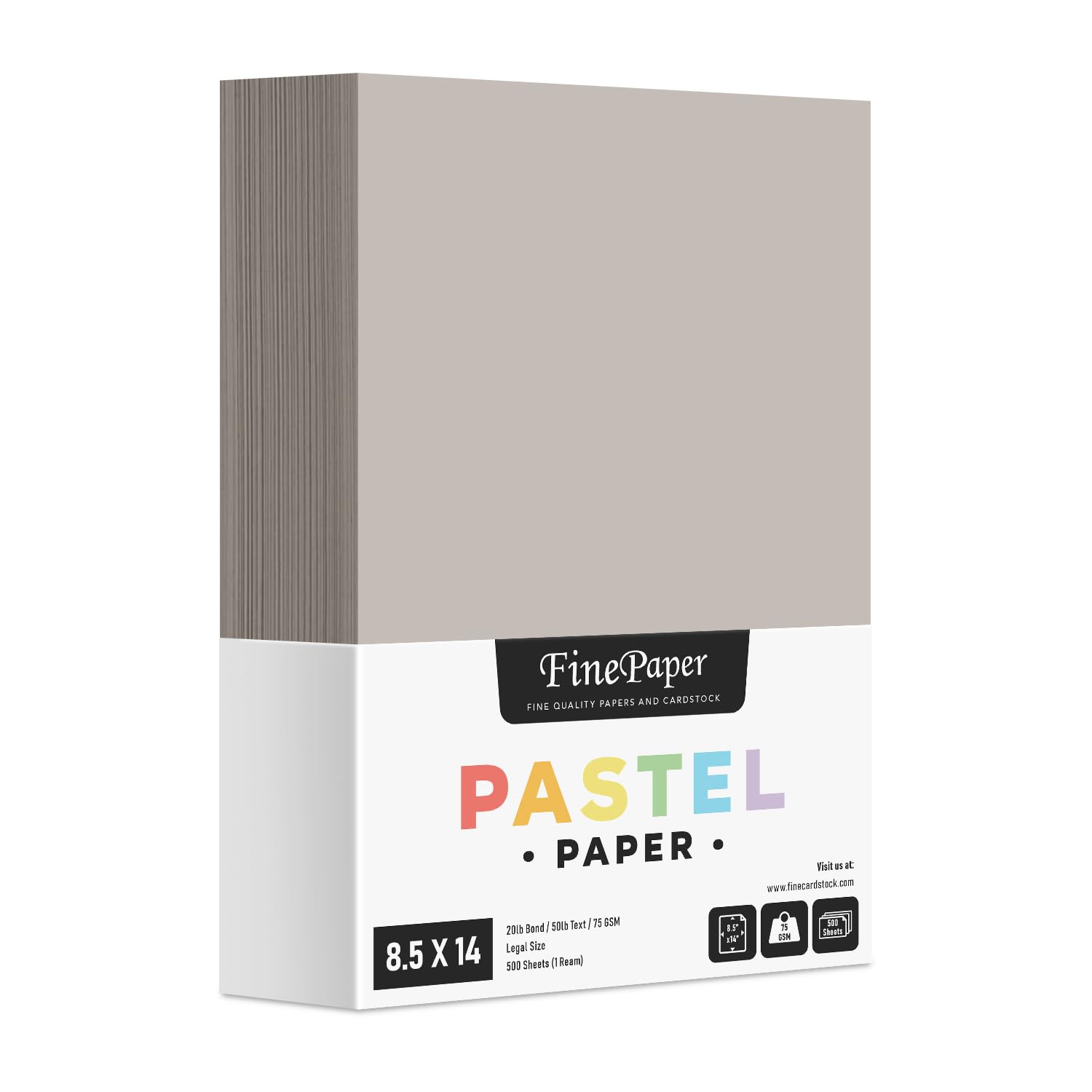 Amazon.com : Gray Pastel Color Paper – Great for Arts and Crafts